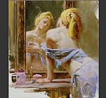 Pino Famous Paintings - Morning Reflections